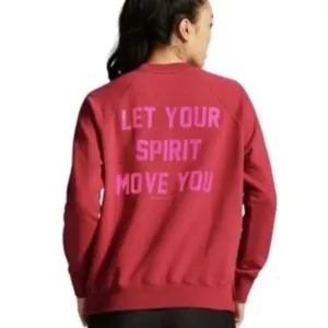 Spiritual Gangster X Peleton Pink Pullover Sweatshirt Womens M Athletic Casual thumbnail 2