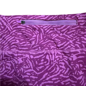 Purple & Pink Animal Print‎ Athletic Skort Built-in Shorts Size 8 thumbnail 8