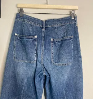 Pilcro Jeans Ultra High-Rise Darted Relaxed Denim Size 26 thumbnail 6