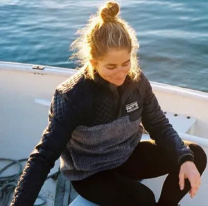 Patagonia mixed media snap-T quilted pullover thumbnail 1