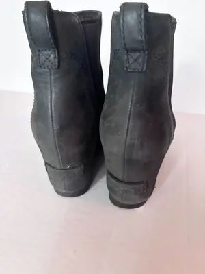 Sorel Lea Wedge Waterproof Chelsea Boot - 8.5 - Black thumbnail 4