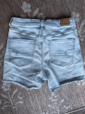 American Eagle Outfitters Light Blue Denim Cutoff Shorts thumbnail 3