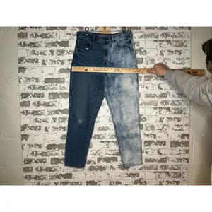 American Eagle | women mom jean bleach washed denim thumbnail 6