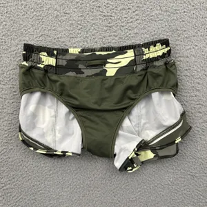 Lululemon Hotty Hot Low Rise Shorts 4" Heritage 365 Camo Green Athletic Women 6 thumbnail 3