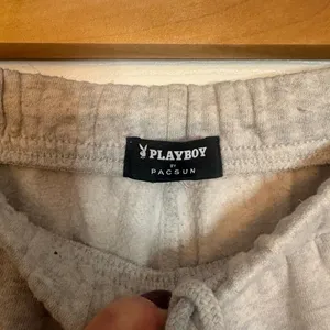 Playboy by PacSun grey sweatpants with a black bunny logo, Small thumbnail 3