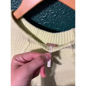 Free People Light Green Sweater Size XS thumbnail 3
