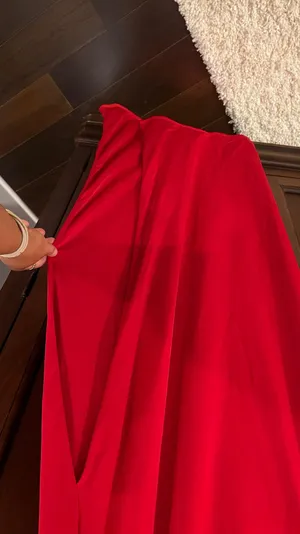 Lucy in the Sky Red Slit Dress thumbnail 5