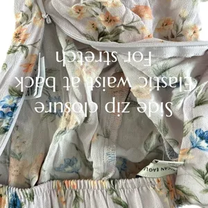 New American Eagle Cottage Floral High Rise Maxi Skirt Multi Womens Sz XS thumbnail 6