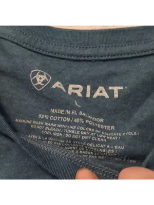 Ariat blue tee size large thumbnail 4