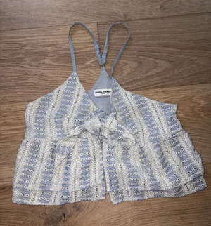 hollister social tourist blue tie tank small thumbnail 1