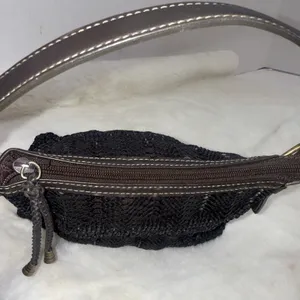 Vintage Y2K Nine West Boho Brown Rustic Fairy Festival Hippie Shoulder Bag Purse thumbnail 3