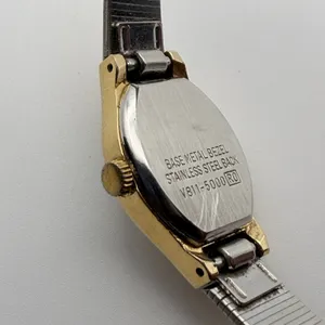 Elegant Vintage Lorus Quartz Cocktail Watch - Gold Tone Working New Battery thumbnail 5