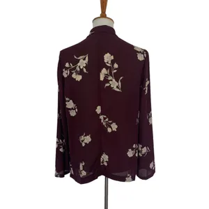 ASTR The Label Womens Kimono Cardigan Large Boho Floral Open Front AT6780C-003 thumbnail 3