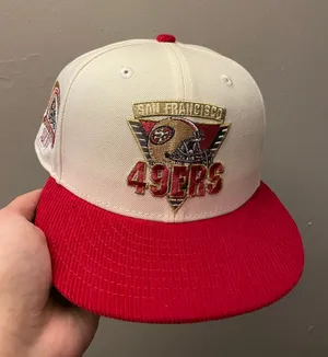 New Era Myfitteds San Francisco 49ers Super Bowl 30th anniversary patch size 7 1/8 brand new thumbnail 1