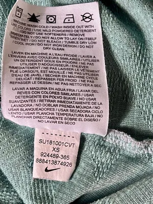 Nike Women's Active Tank Top Size XS Sage Green With Line Print thumbnail 3