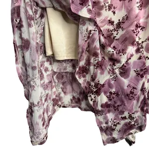 Planet Heart‎ Velvet Floral Babydoll Slip Dress XL Asymmetrical Hem Romantic Y2K thumbnail 8