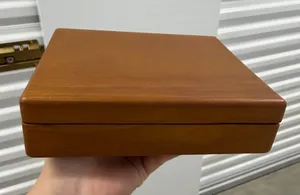 Wooden Jewelry or Keepsake Box in Warm Honey Brown‎ thumbnail 1