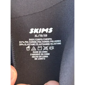 NWT skims body unlined plunge mid thigh bodysuit XL Onyx ( SOLD OUT) thumbnail 7