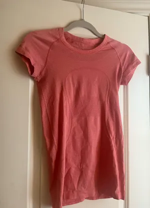 Pink Lululemon Swiftly Tech Short Sleeve thumbnail 1