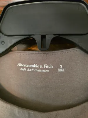 O Abercrombie & Fitch Soft A&F Collection Crewneck Tee in Taupe Small thumbnail 2