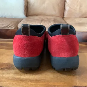 LAND’S END Red Suede Slip On Shoes thumbnail 5