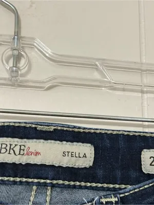 BKE Stella Skinny Jeans Women’s 26L Dark Wash Stretch Mid Rise Denim thumbnail 4