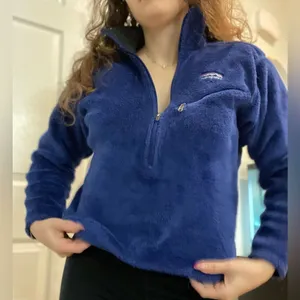 Patagonia Half Zip Up‎ Fleece Pullover Royal Blue Made in USA Xsmall polartec thumbnail 5