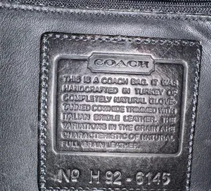 Vintage Leather Coach Mercer Purse thumbnail 7