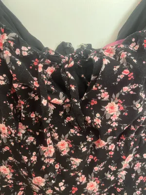 Black Floral Francesca's Dress thumbnail 2