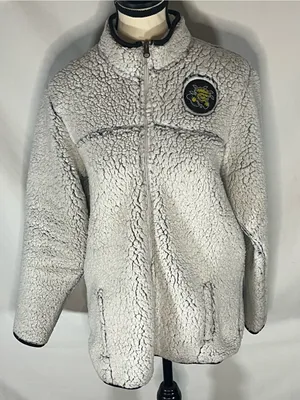 Champion Wichita State University WSU Women’s Full Zip Sherpa Fleece Jacket M thumbnail 3