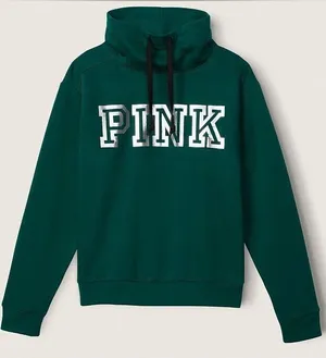 NWT Victoria's Secret PINK EVERYDAY LOUNGE COWL NECK PULLOVER SIZE MEDIUM NEW thumbnail 1