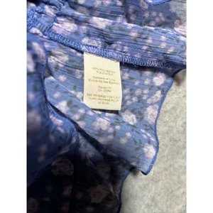 Free People Shirt Sz M Floral‎ Embroidered Cottage Peasant Boho Floral thumbnail 6