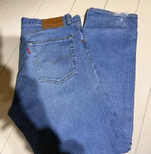 Levi's Light Blue Straight Leg Jeans thumbnail 1