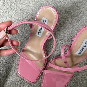 Steve Madden Pink Heeled Sandals thumbnail 3