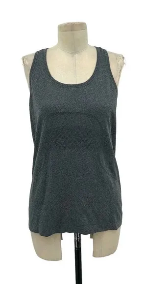 Lululemon Swiftly Tech Racerback Tank Top Charcoal Gray Size‎ 10 thumbnail 1