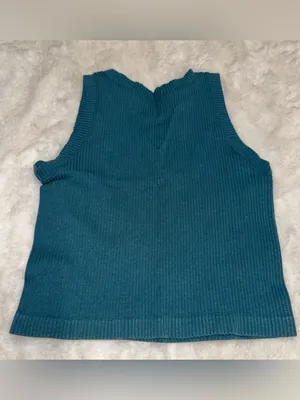 aura teal tank top Green Size M thumbnail 2