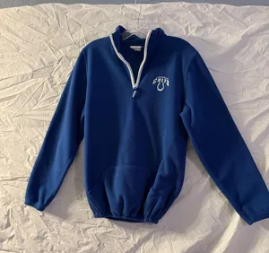 NFL Colts Royal Blue Quarter-Zip Fleece Pullover thumbnail 1