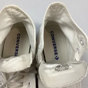 Converse White High Top All Star Chuck Taylor Sneakers Womens 9 Mens 7 thumbnail 3