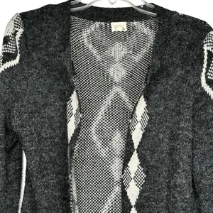 Listicle Mohair‎ Blend Long Cardigan Sweater thumbnail 2