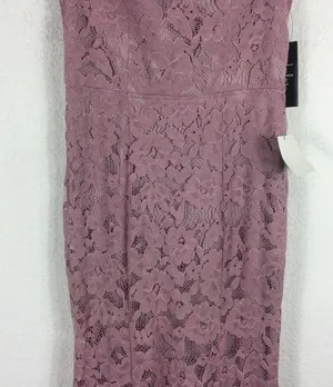 NWT Lulus Swept Up Maeve Pink Lace Off-the-Shoulder Mermaid Maxi Dress Medium thumbnail 10
