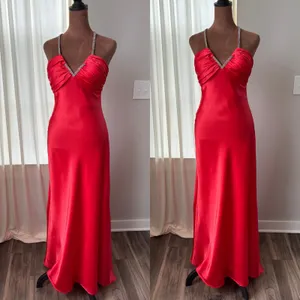 90s Vintage Cache Formal Dress 6 Rhinestone Old Hollywood Glam Homecoming Y2K thumbnail 2