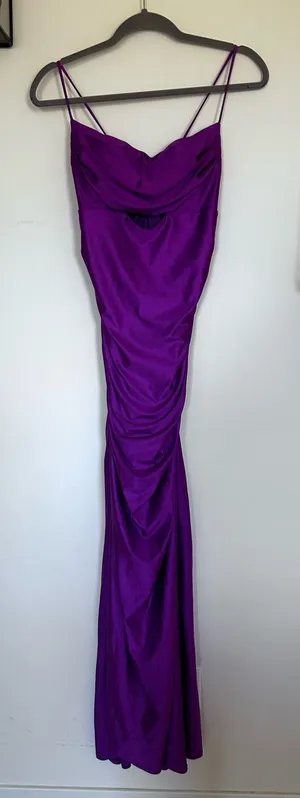NWT City Studio Magenta Strappy Maxi Formal Prom Homecoming Dress Size 15/16 thumbnail 1