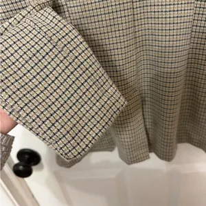 Anthropologie Maeve Houndstooth Print‎ Collegiate Knit Blazer Size XS thumbnail 7
