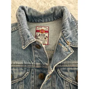 Vintage Warner Bros Looney‎ Tunes jean denim jacket M thumbnail 6