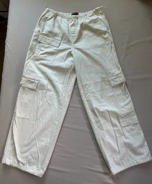 Forever 21 White Cargo Pants thumbnail 6