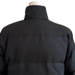 Talbots Puffer Coat Jacket Black Reversible Brown Down Puffer Medium Petite thumbnail 5