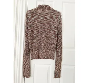 Free People Sweater Knit Mockneck Size L thumbnail 5