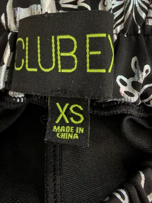 Club Exx Sweet Escape Holographic Joggers XS Reflective Rave Y2K Goth thumbnail 7