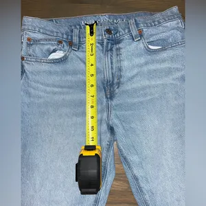 American Eagle Outfitters Light Blue Distressed Boyfriend Jeans thumbnail 4