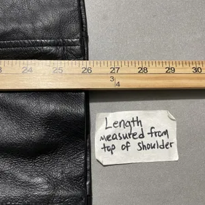 Michael Michelle Genuine Leather Jacket Women Size XL Black Coat Removable Liner thumbnail 10